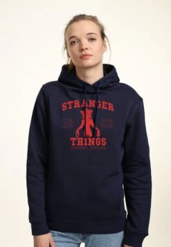 Henry Tiger Stranger Things St Collegiate - Hoodie - Navy Blue