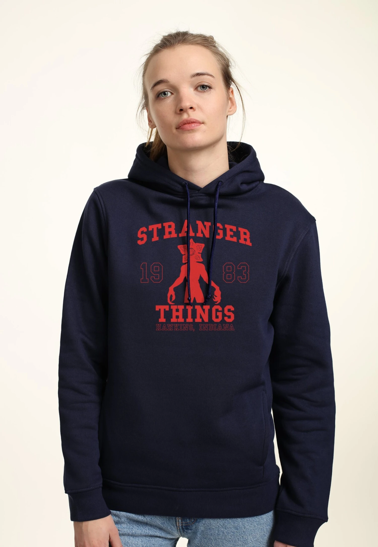 Henry Tiger Stranger Things St Collegiate - Hoodie - Navy Blue