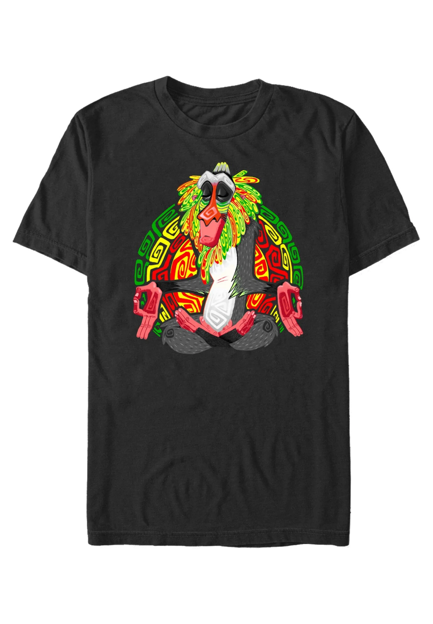 Henry Tiger The Lion King Freaky Rafiki - T-Shirt Print - Black