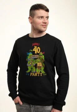 Henry Tiger Teenage Mutant Ninja Turtles Birthday 40 - Sweater - Black