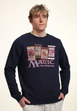 Henry Tiger Magic The Gathering Card Packs - Sweater - Navy Blue