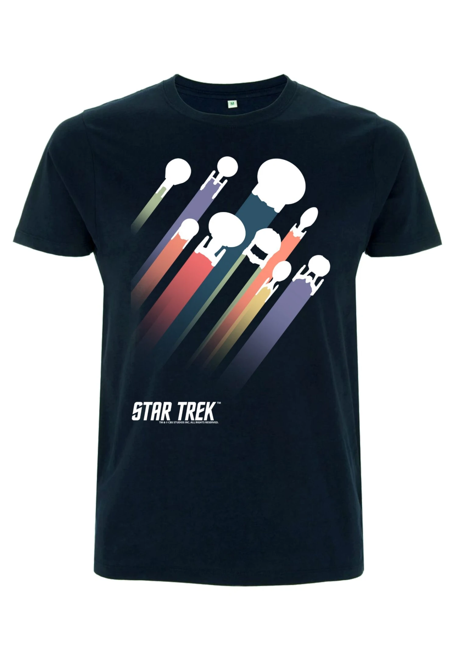 Henry Tiger Star Trek Ship Streaks - T-Shirt Print - Navy Blue - Afbeelding 5