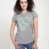 Henry Tiger The Mandalorian Spring Chibi Grogu - T-Shirt Print - Melange Grey