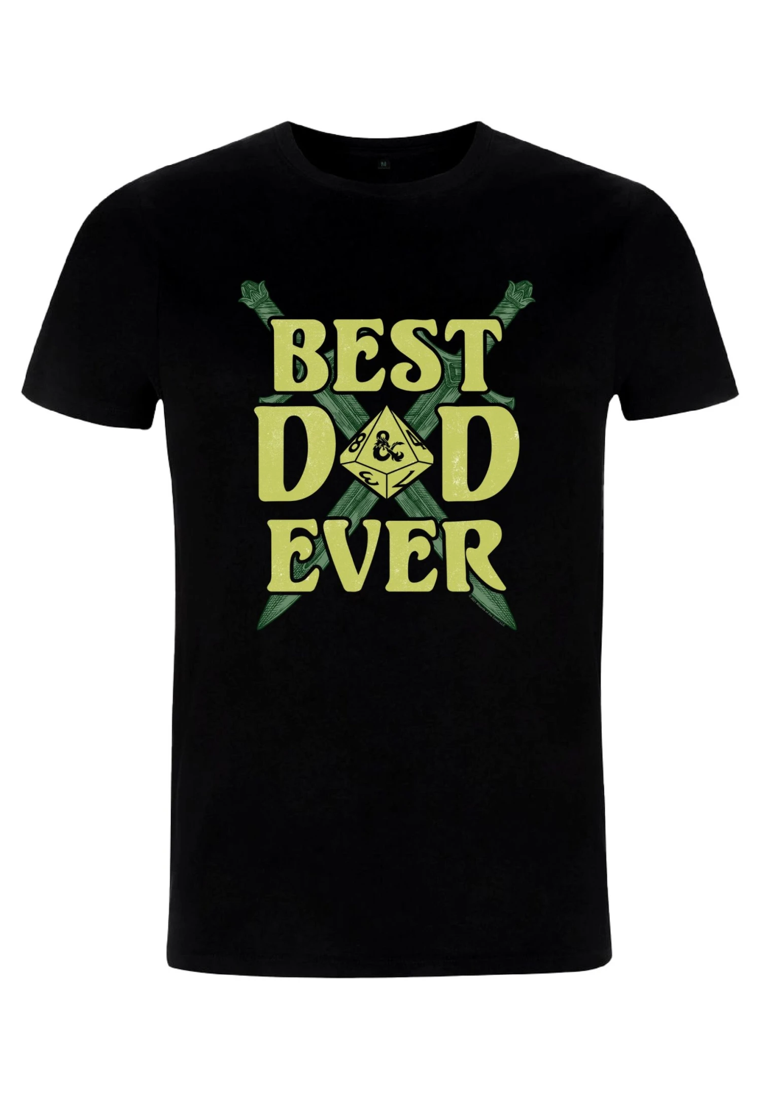 Henry Tiger DungeonsDragons Best Dad Ever - T-Shirt Print - Black - Afbeelding 4