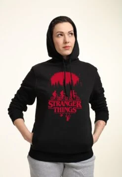 Henry Tiger Stranger Things Simple Poster - Hoodie - Black