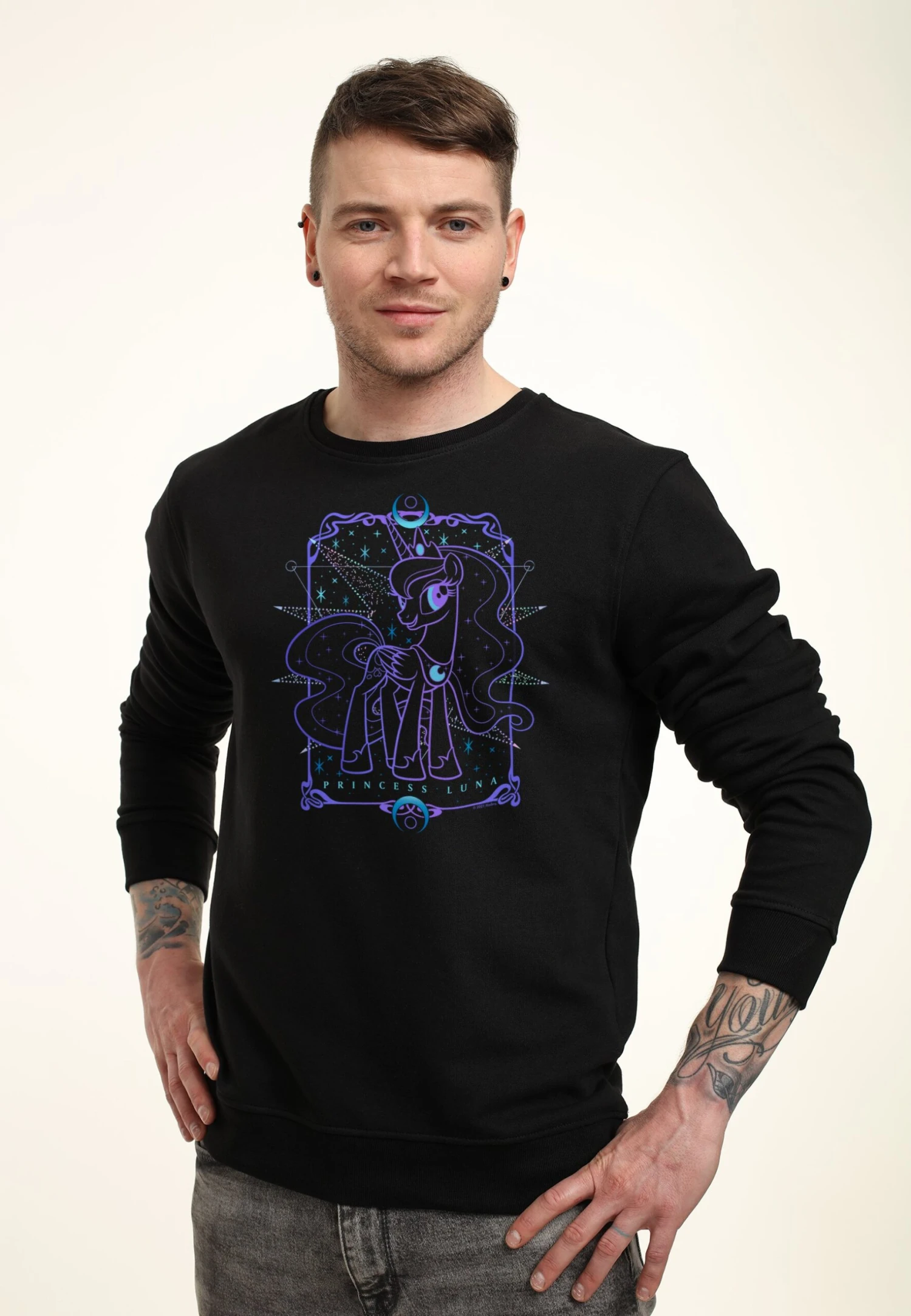 Henry Tiger My Little Pony Luna Tarot - Sweater - Black - Afbeelding 3