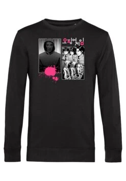 Henry Tiger Squid Game Manga Panel - Sweater - Black