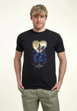 Henry Tiger Kingdom Hearts Poster Logo - T-Shirt Print - Navy Blue