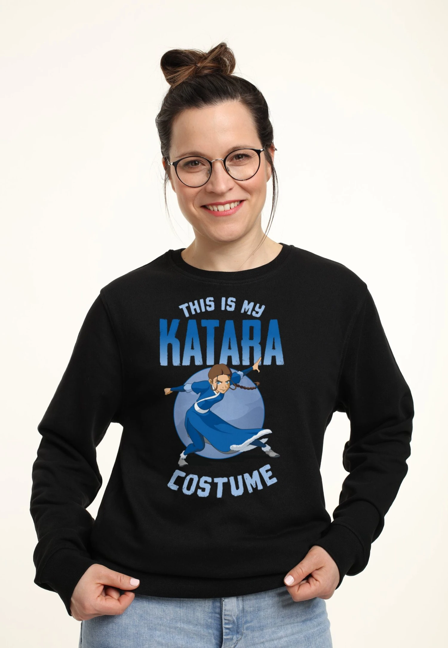 Henry Tiger Avatar: The Last Airbender Katara Costume - Sweater - Black