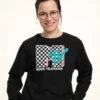Henry Tiger Checkered Mtv Inverse - Sweater - Black