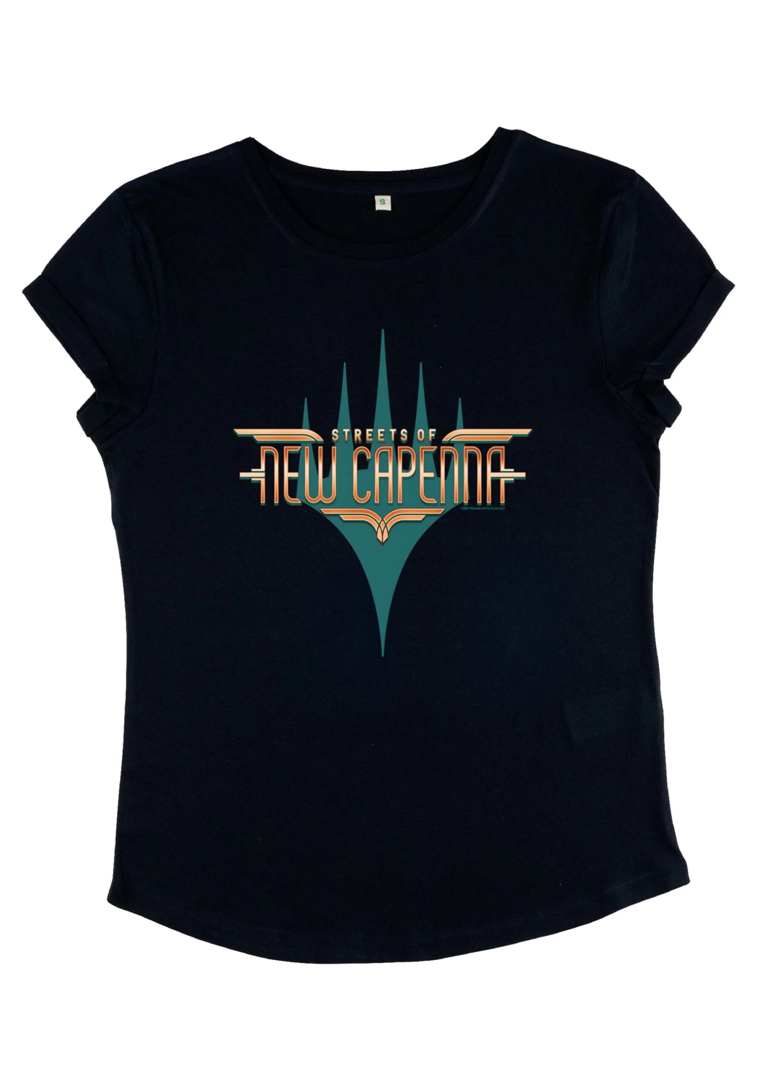 Henry Tiger Magic The Gathering Newcapenna Logo - T-Shirt Print - Navy Blue - Afbeelding 5