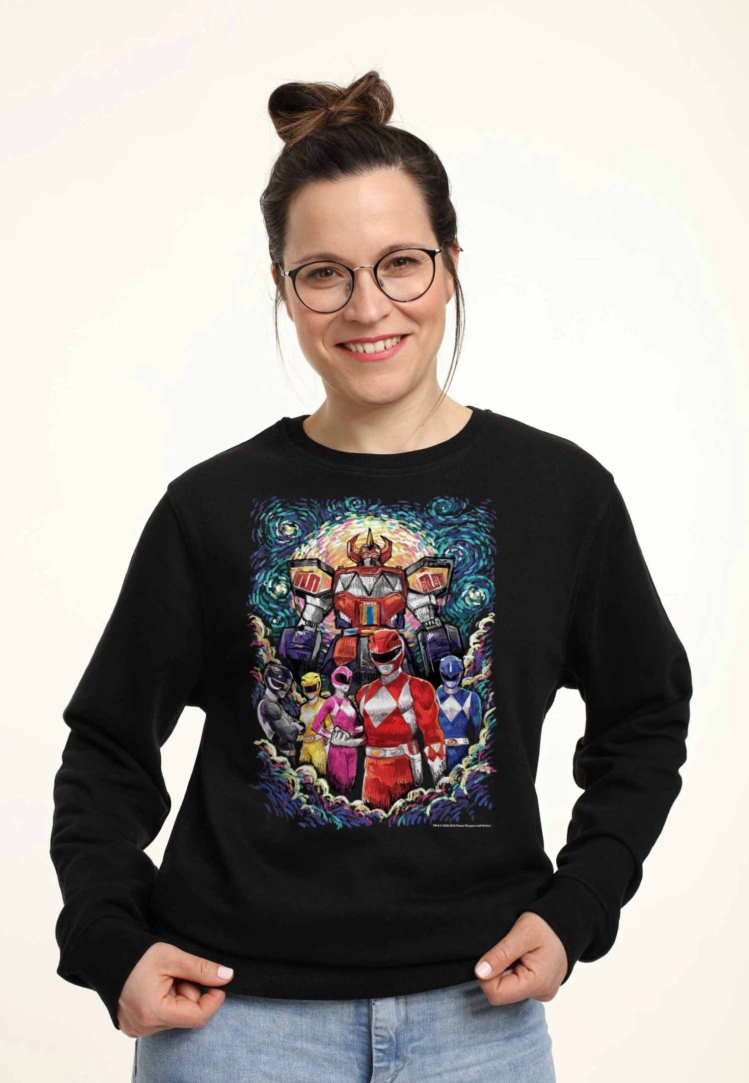 Henry Tiger Power Rangers Starry Morphin - Sweater - Black