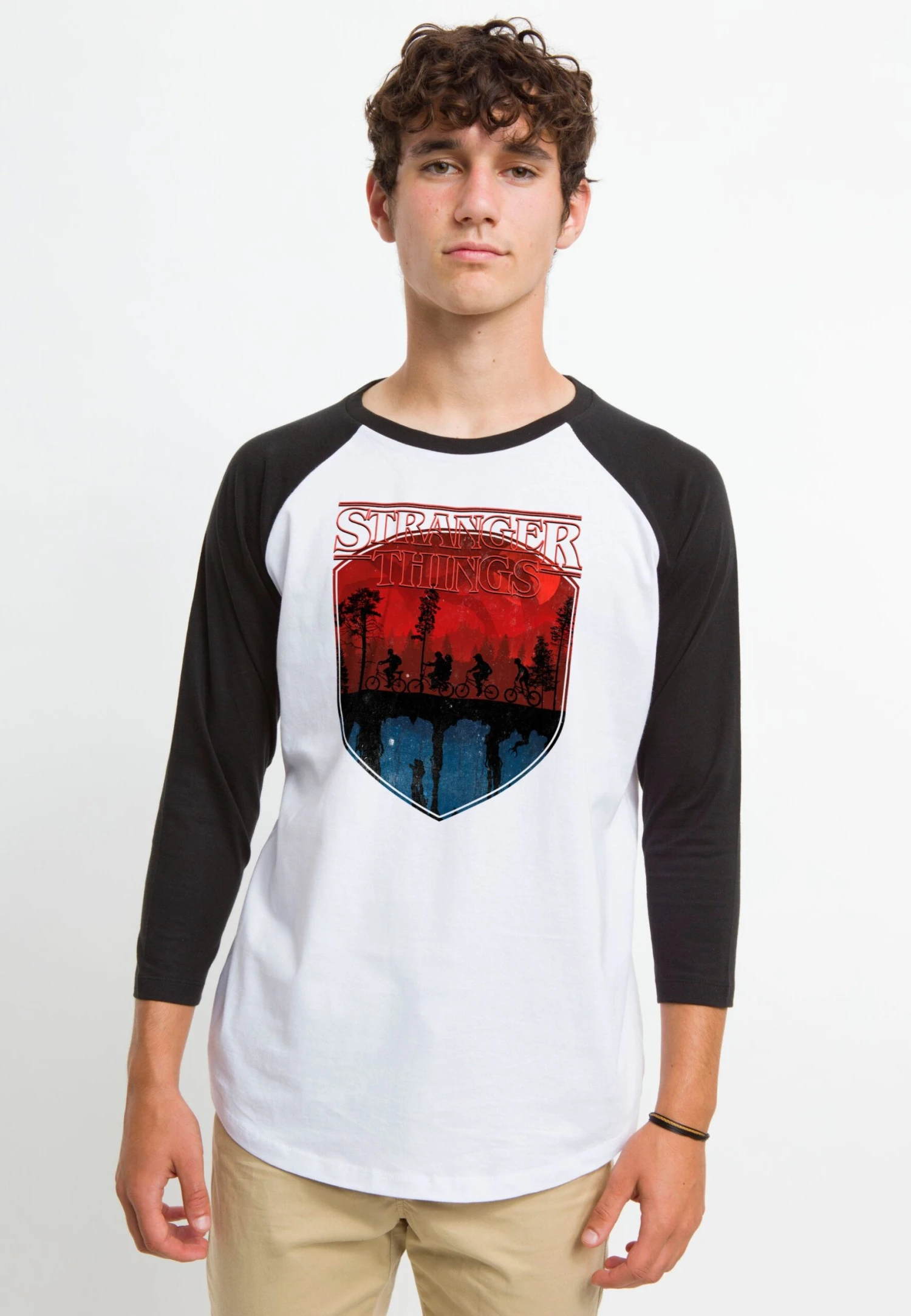 Henry Tiger Stranger Things Flay Trail - Longsleeve - White Black