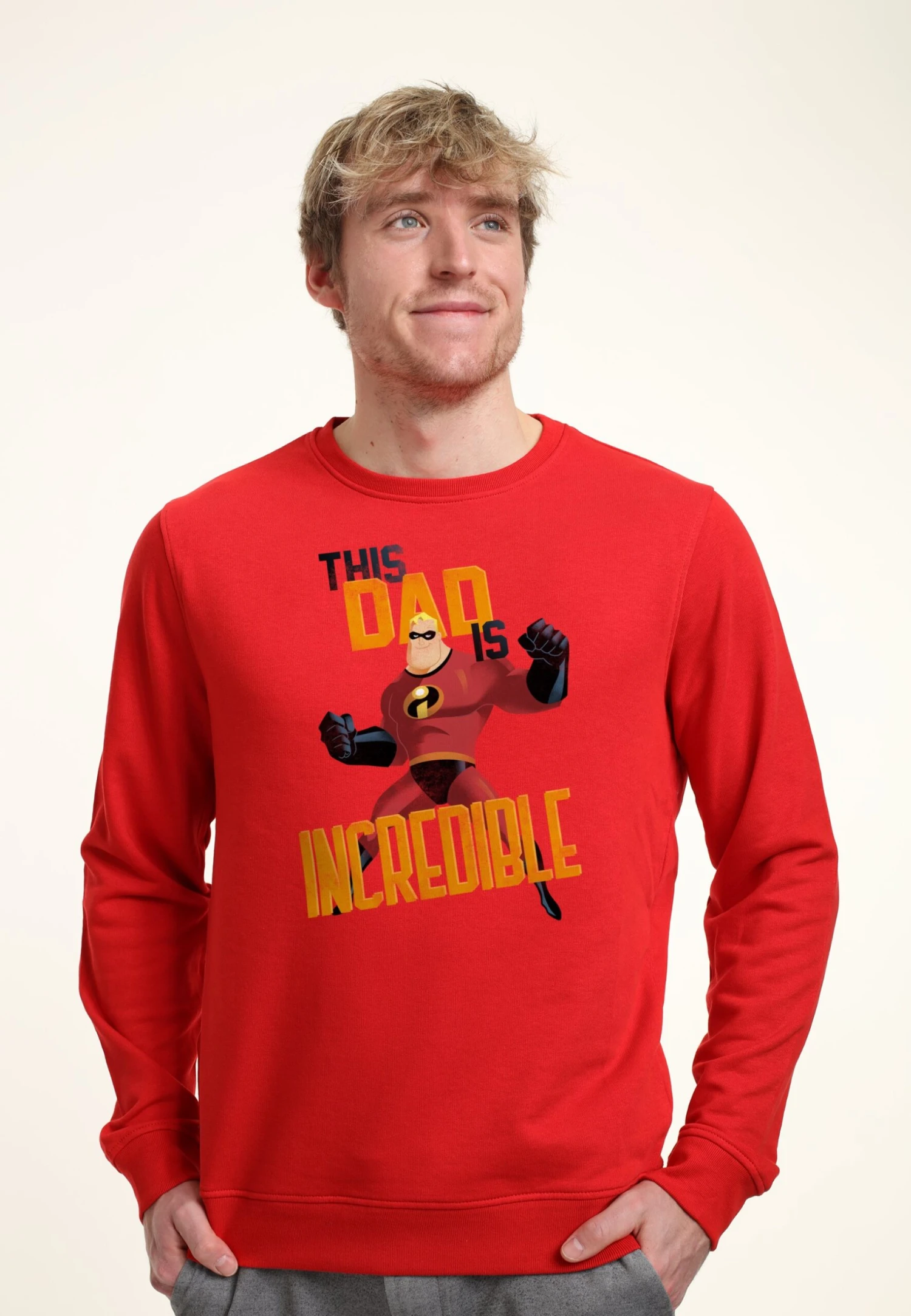 Henry Tiger Incredibles This Dad - Sweater - Red