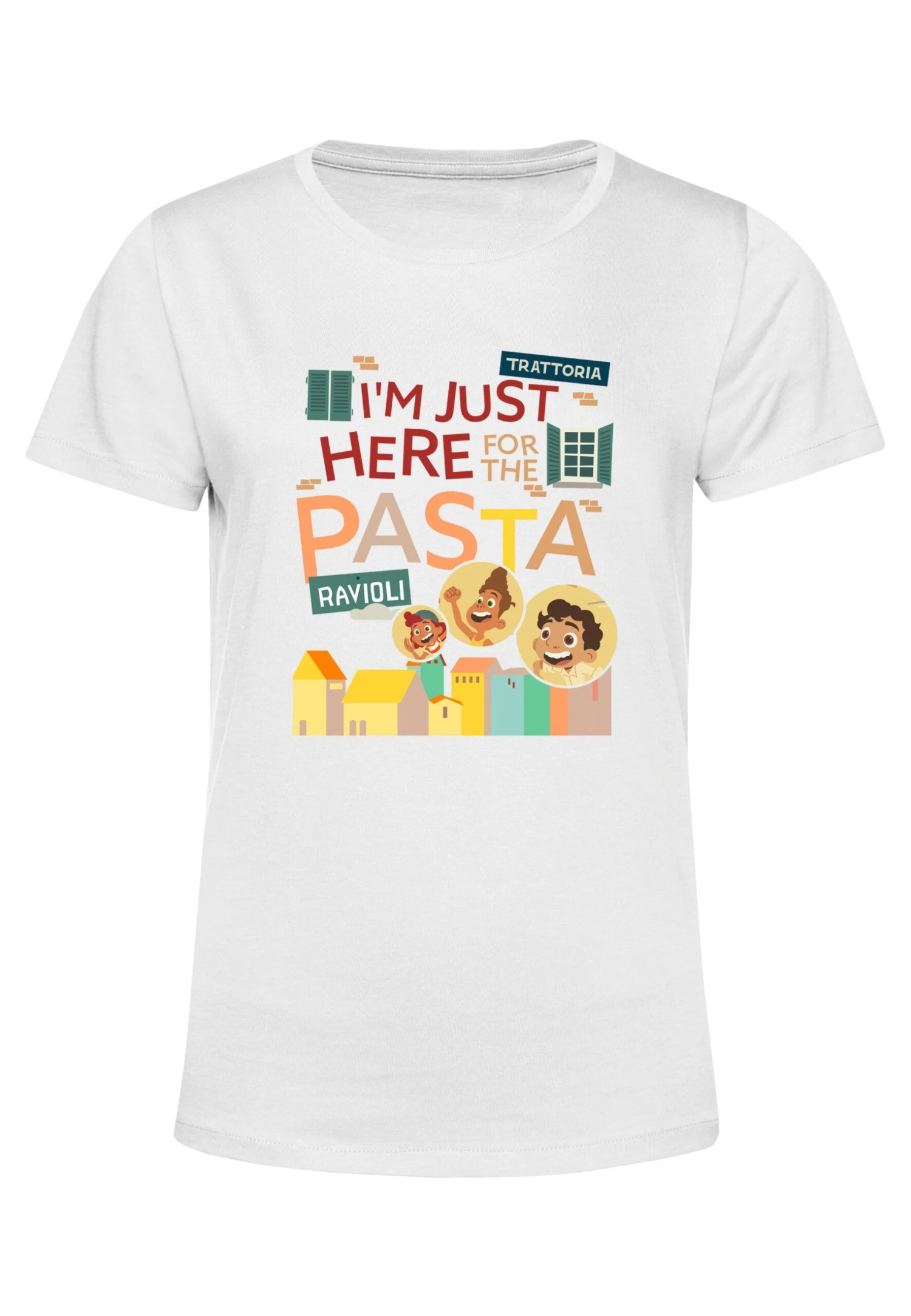 Henry Tiger Luca Pasta Time - T-Shirt Print - White - Afbeelding 5