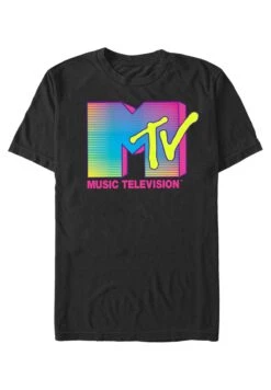 Henry Tiger Mtv Fluorescent - T-Shirt Print - Black