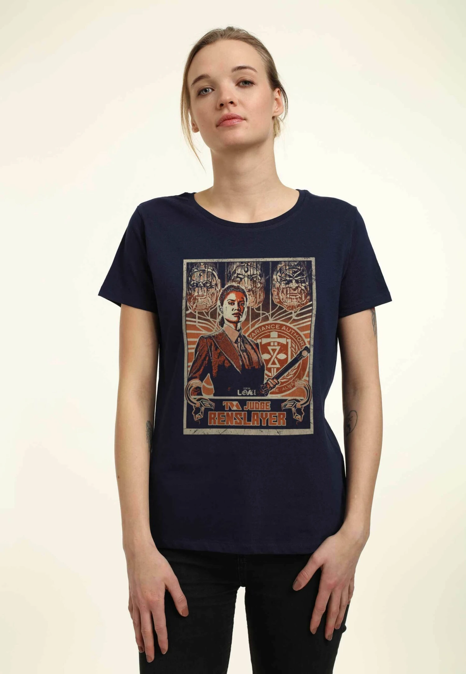 Henry Tiger Loki Variant Loki Team - T-Shirt Print - Navy Blue - Afbeelding 4