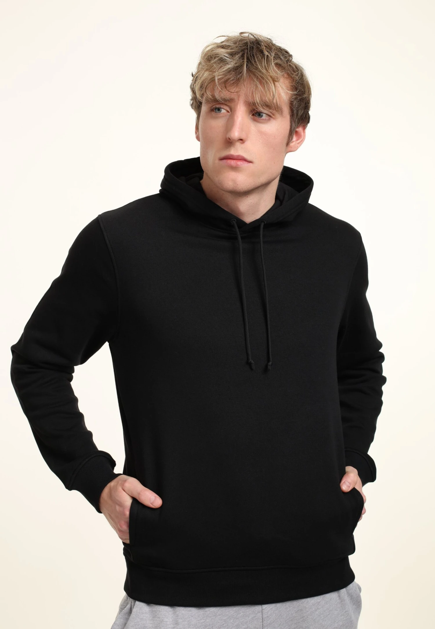 Henry Tiger Organic Regular Fit - Hoodie - Black - Afbeelding 3