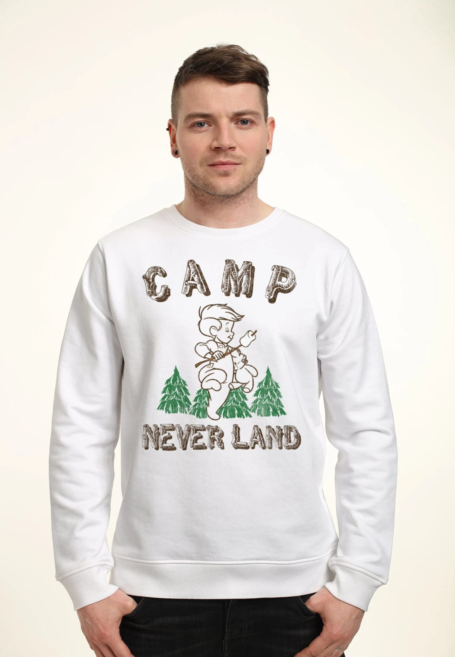 Henry Tiger Peter Pan Camp Neverland - Sweater - White
