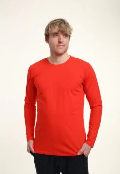 Henry Tiger Organic- Longsleeve - Red