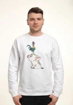 Henry Tiger Moana Pua - Sweater - White