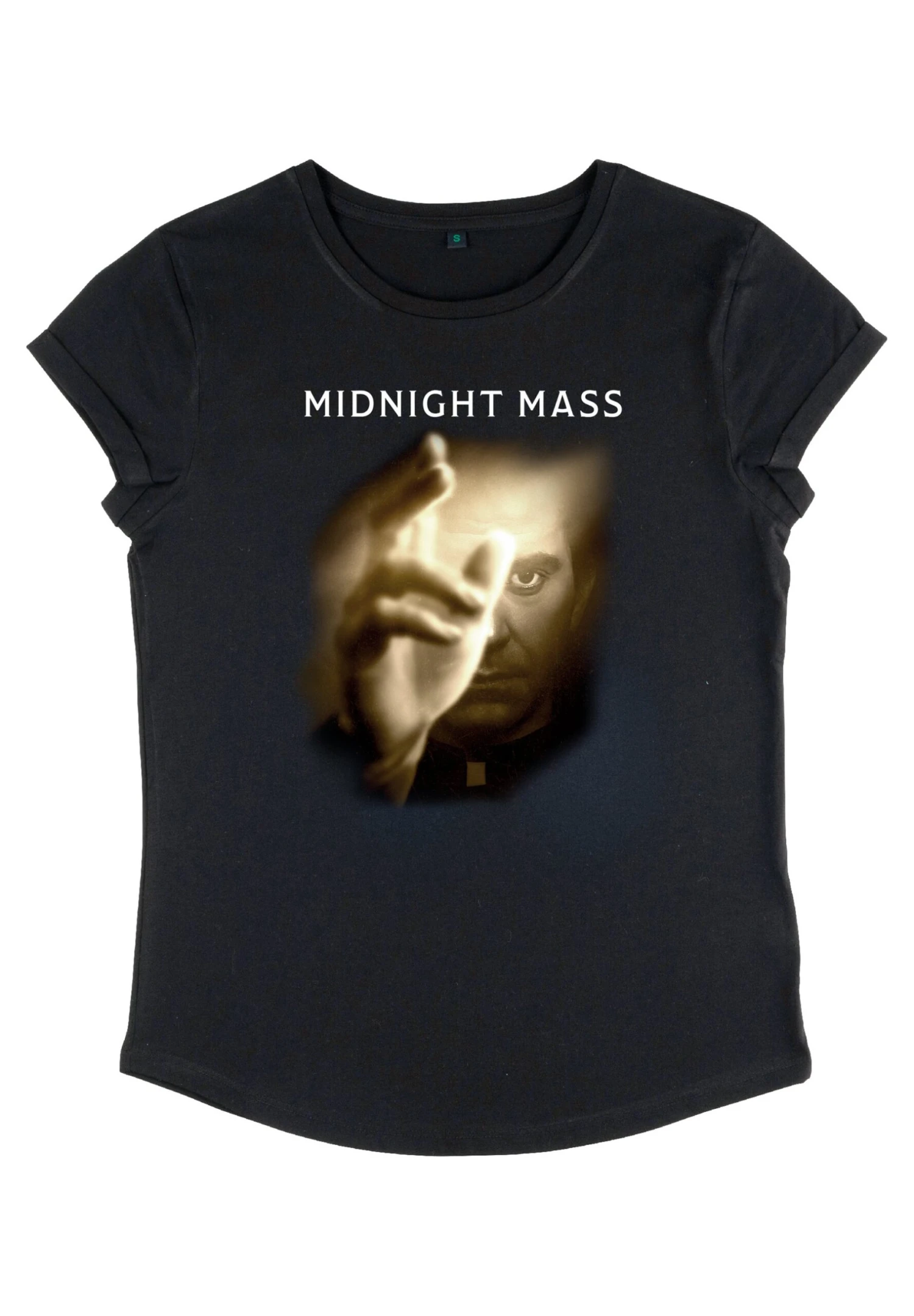 Henry Tiger Midnight Mass Father Big Face - T-Shirt Print - Black - Afbeelding 4