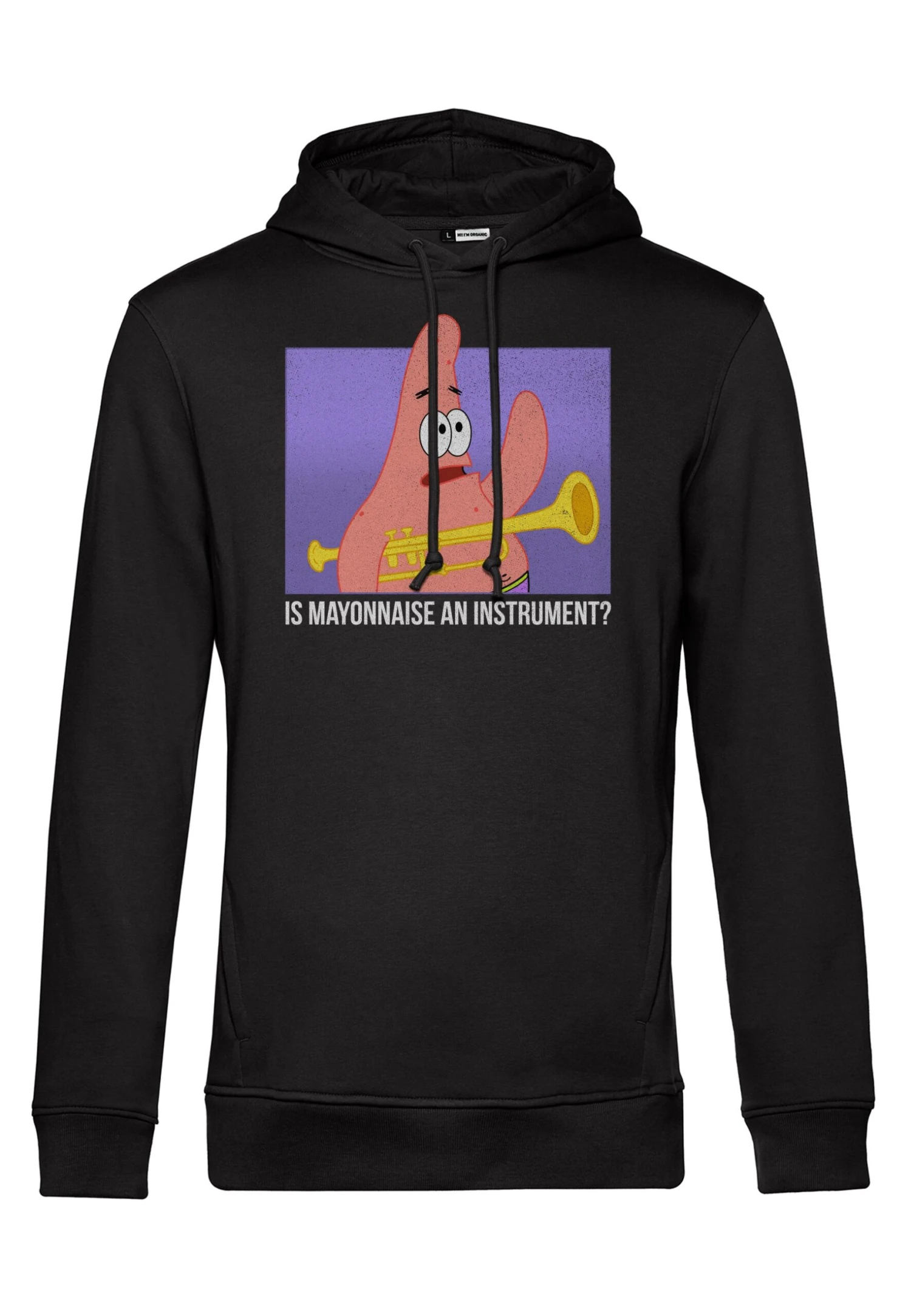 Henry Tiger Spongebob Squarepants Mayonnaise - Hoodie - Black - Afbeelding 4