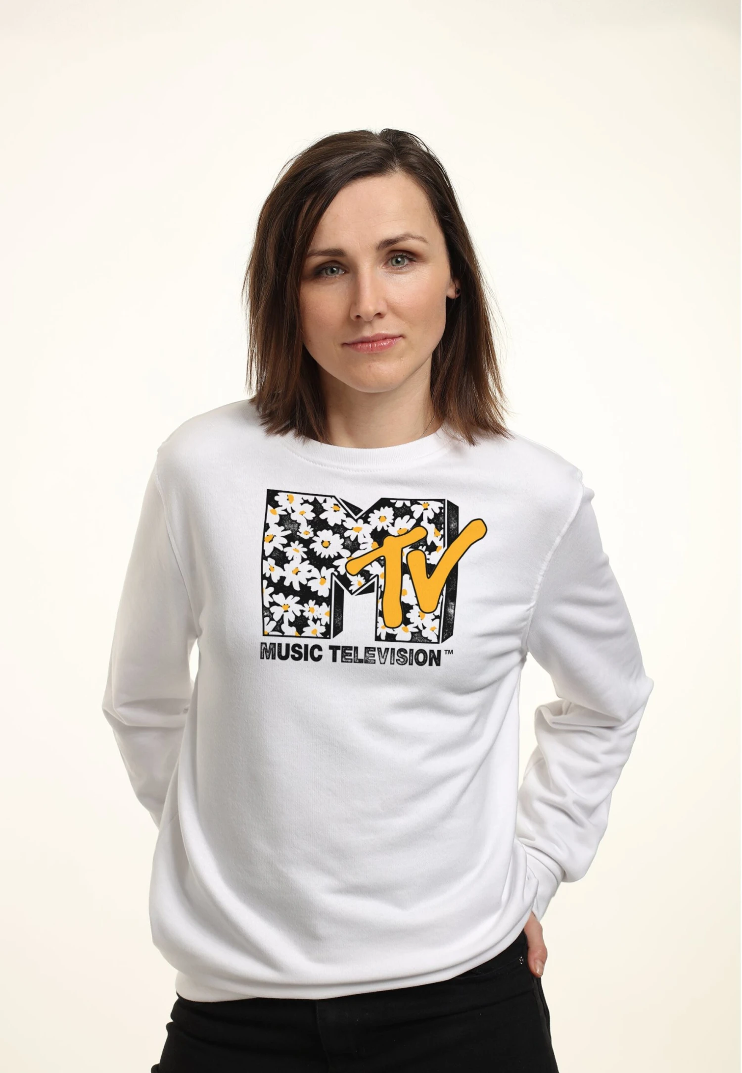 Henry Tiger Mtv Daisies - Sweater - White