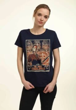 Henry Tiger Loki Variant Loki Team - T-Shirt Print - Navy Blue