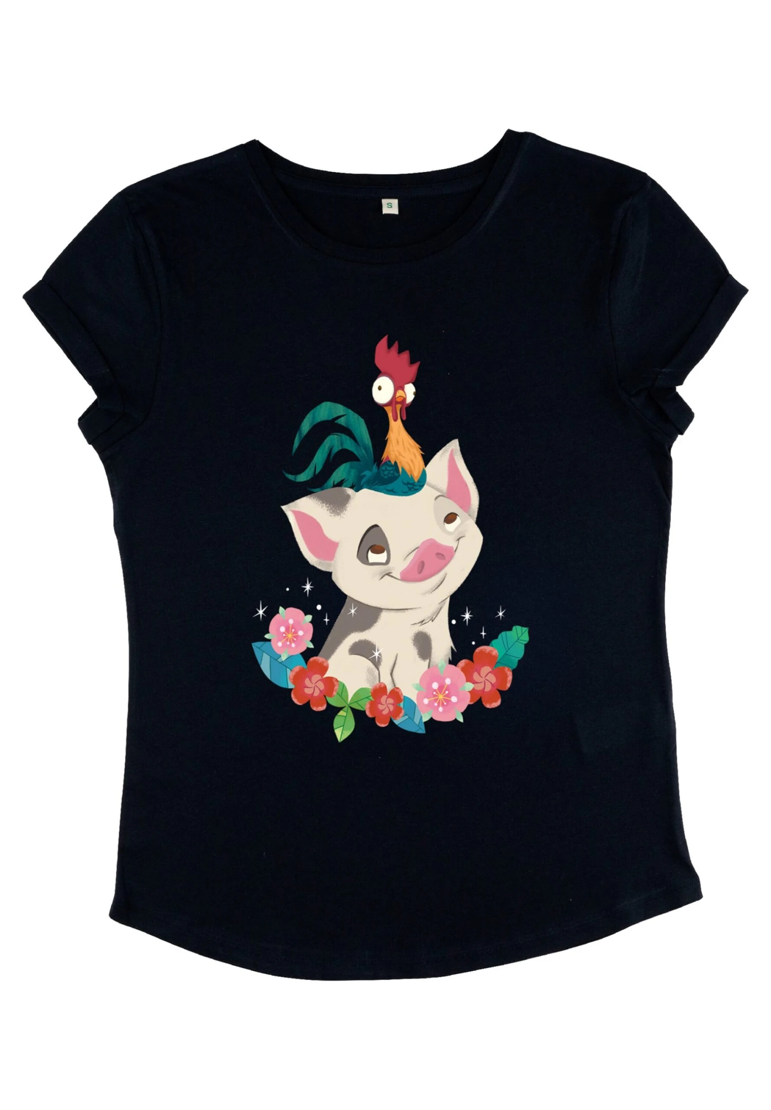 Henry Tiger Moana Tropical Buddies - T-Shirt Print - Navy Blue - Afbeelding 5