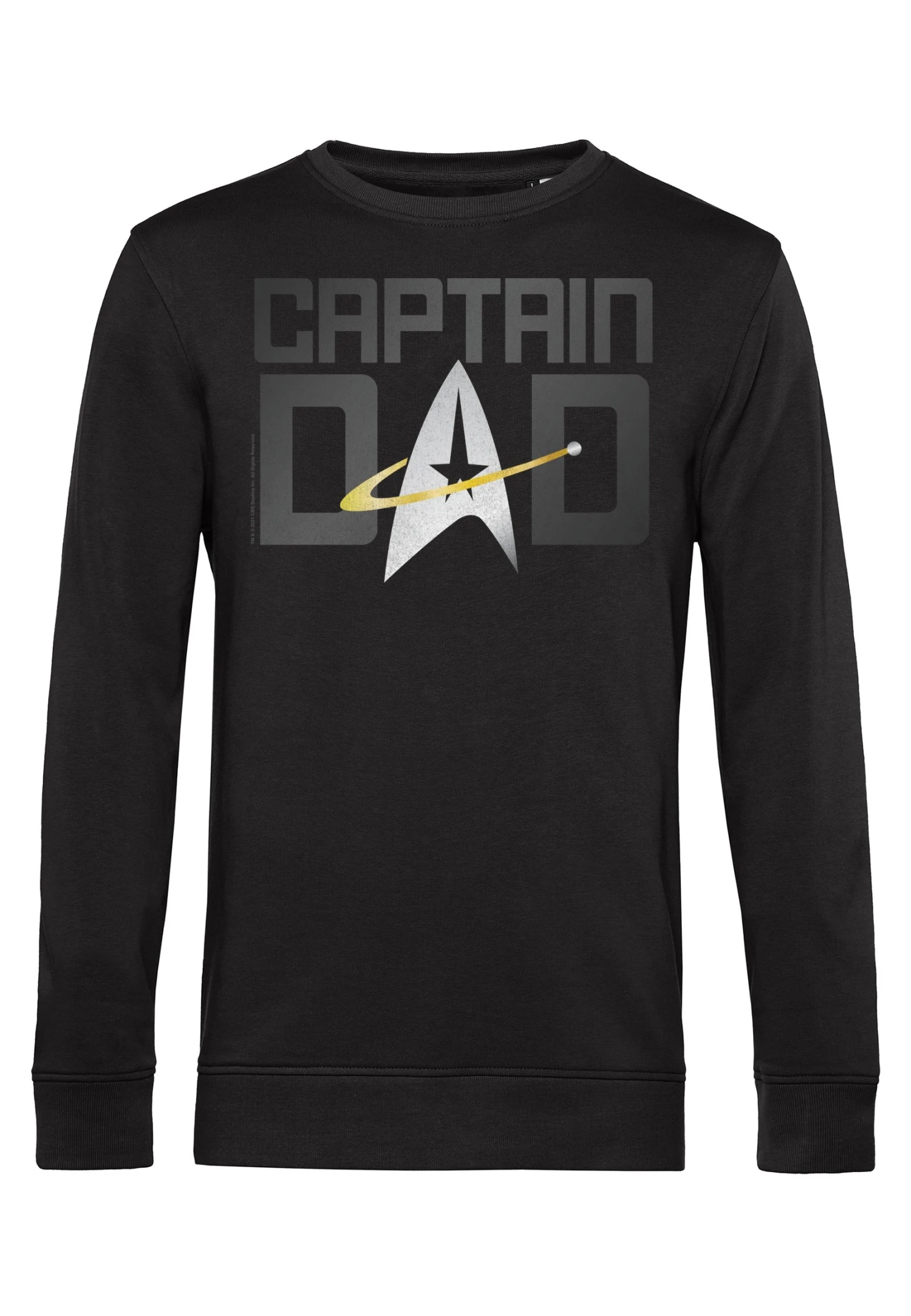 Henry Tiger Star Trek The Next Generation Captain Dad - Sweater - Black - Afbeelding 4