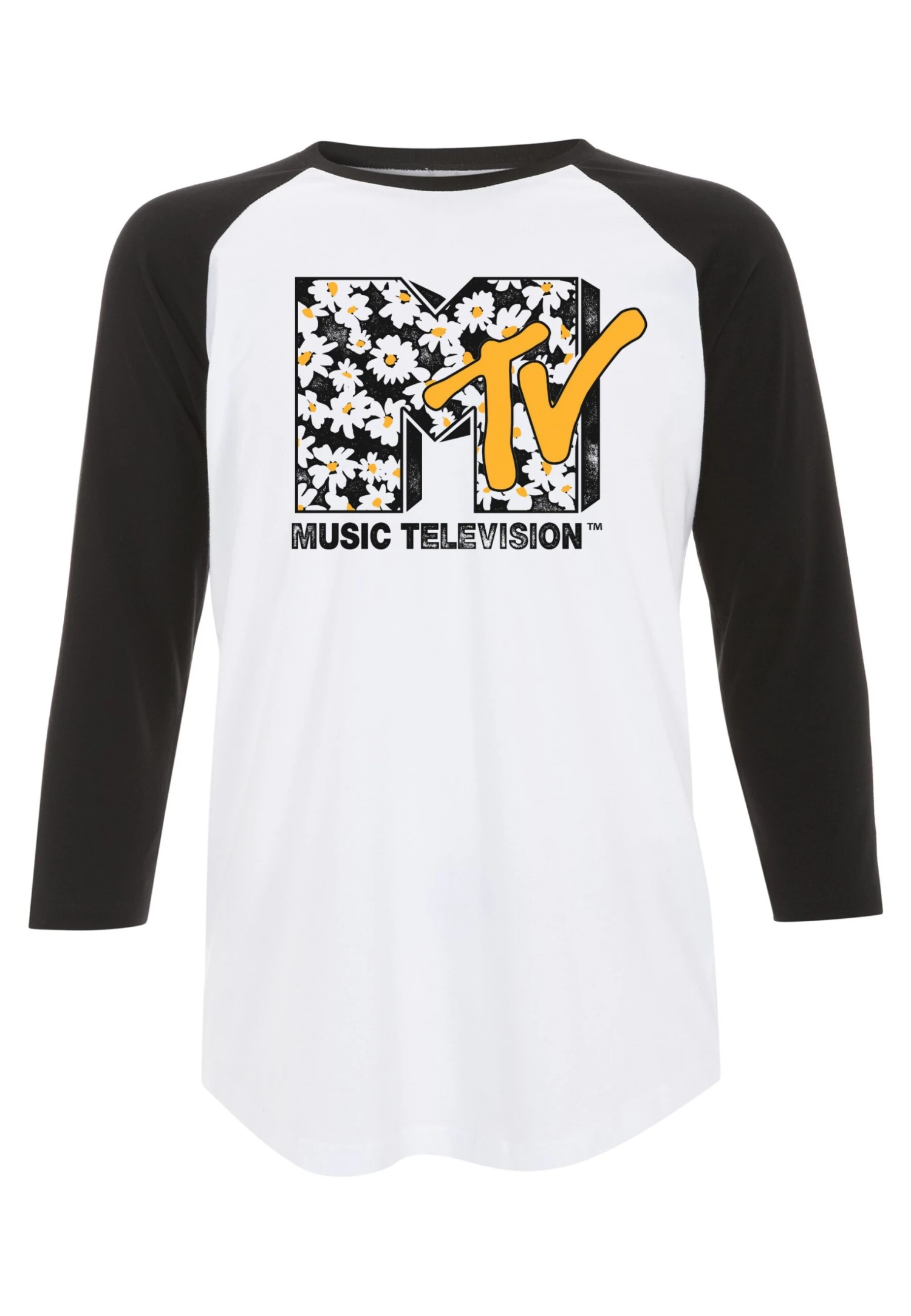 Henry Tiger Mtv Daisies - Longsleeve - White Black - Afbeelding 5
