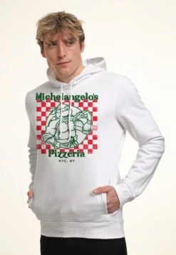 Henry Tiger Nickelodeon Mikeys Pizza - Hoodie - White