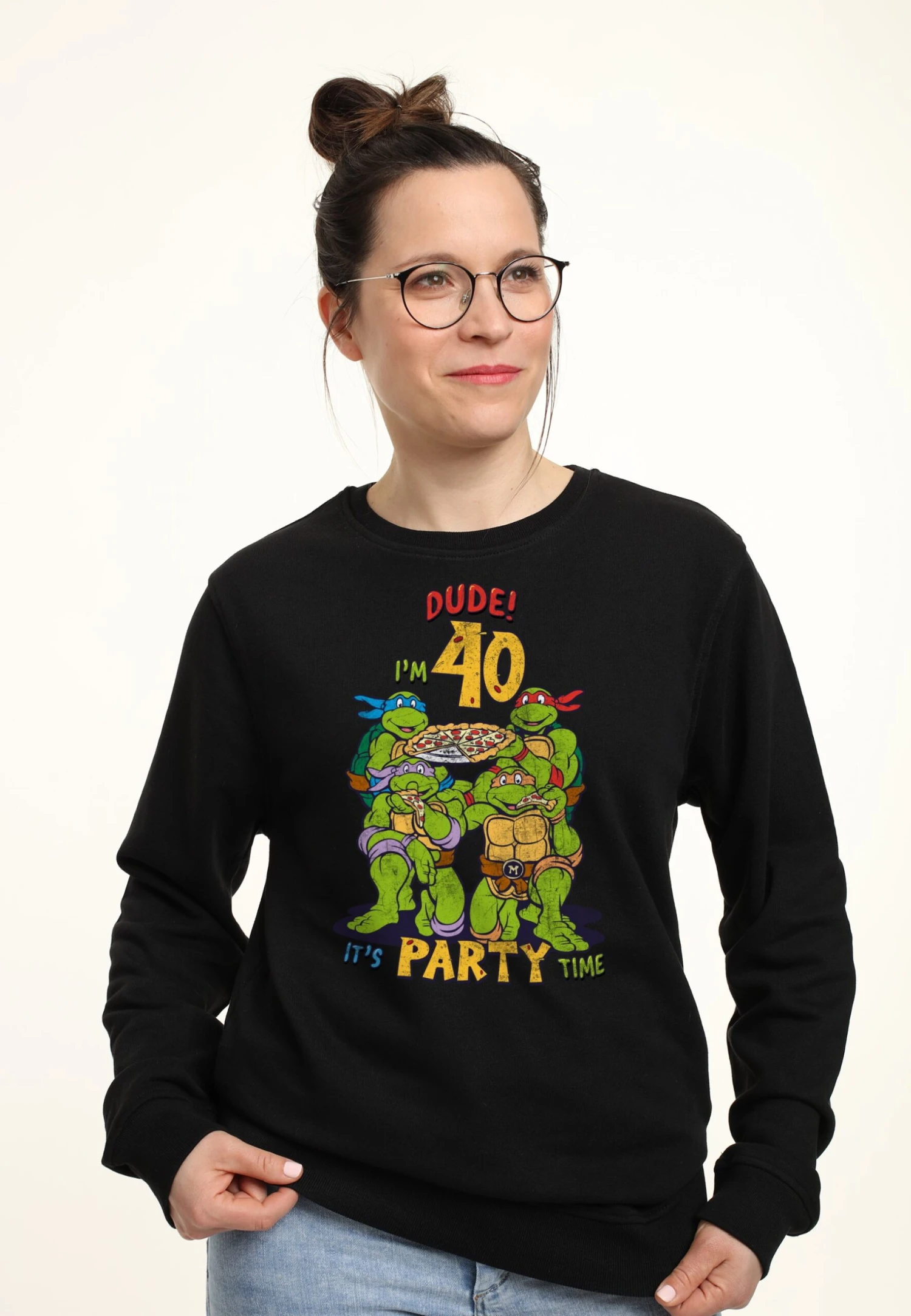 Henry Tiger Teenage Mutant Ninja Turtles Birthday 40 - Sweater - Black - Afbeelding 3