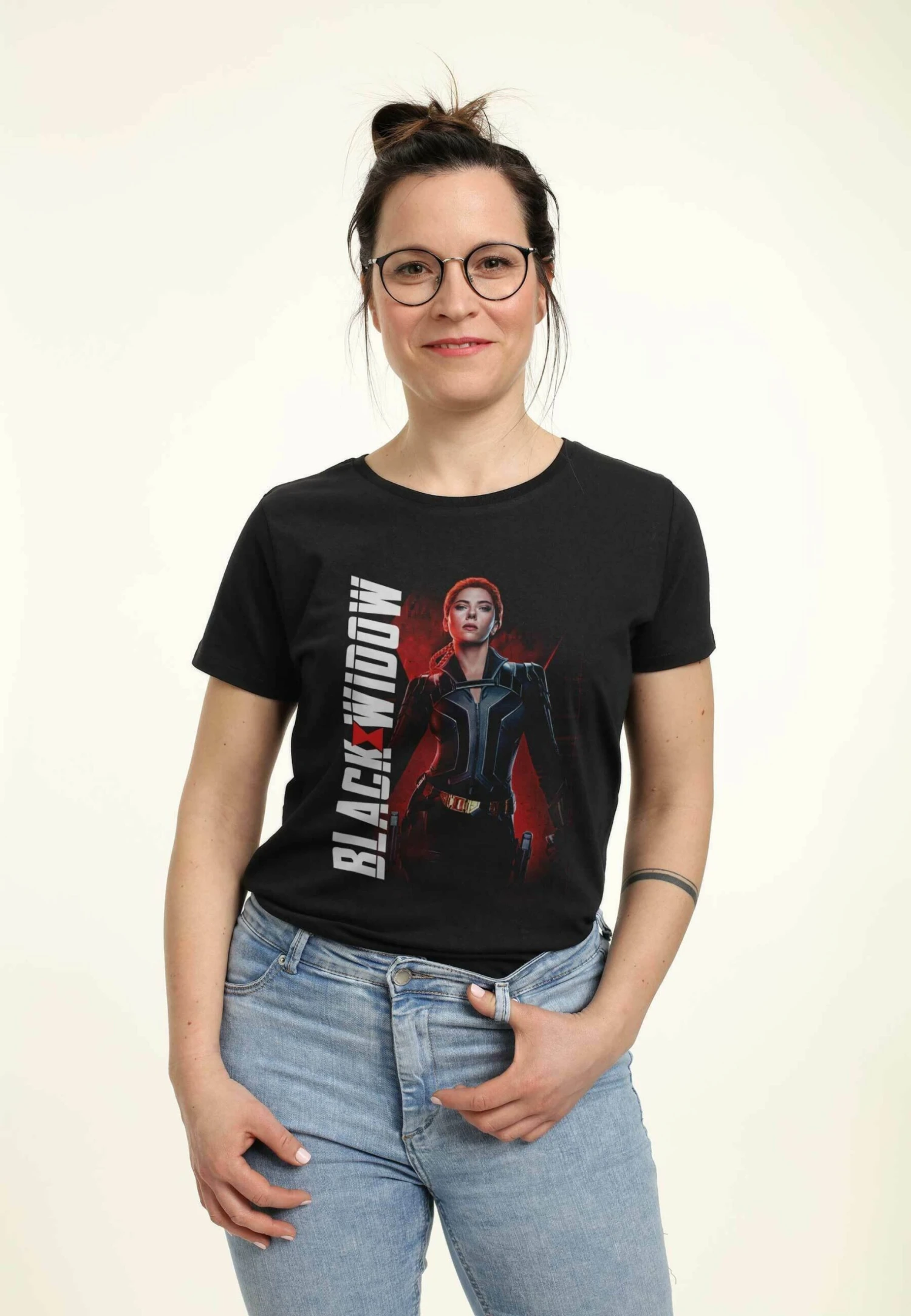 Henry Tiger Black Widow Epic Widow - T-Shirt Print - Black - Afbeelding 4