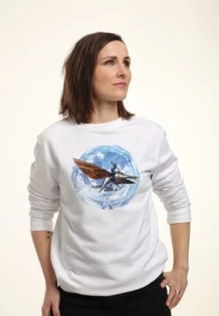 Henry Tiger Avatar 2 Watercolor Lock Up - Sweater - White