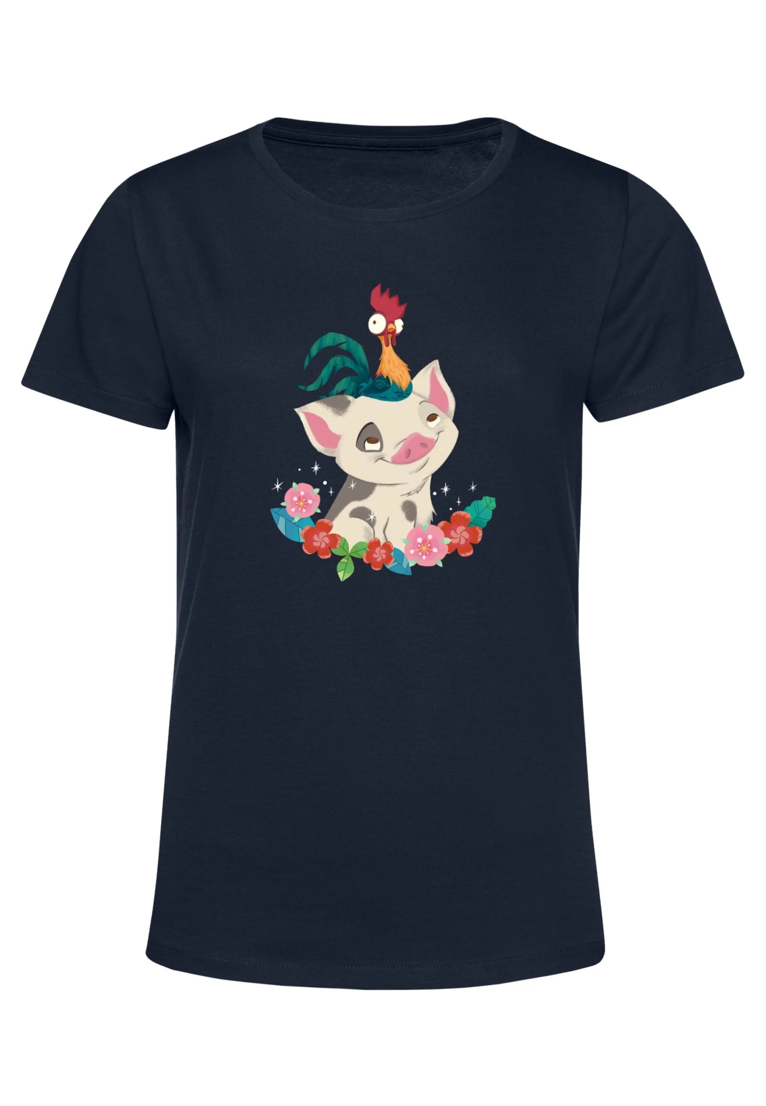 Henry Tiger Moana Tropical Buddies - T-Shirt Print - Navy Blue - Afbeelding 5