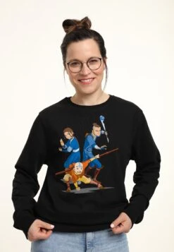 Henry Tiger Avatar: The Last Airbender Avatar Group Shot - Sweater - Black