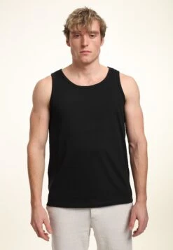 Henry Tiger Organic Tank- Top - Black