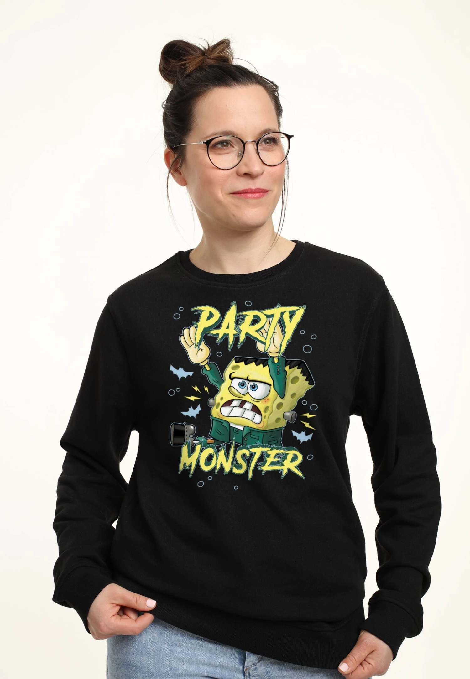 Henry Tiger Spongebob Squarepants Party Sponge - Sweater - Black - Afbeelding 3