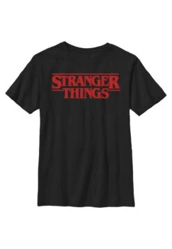 Henry Tiger Stranger Things Stranger Things - T-Shirt Print - Black