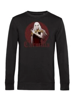 Henry Tiger Castlevania Stained Glass Carmilla - Sweater - Black